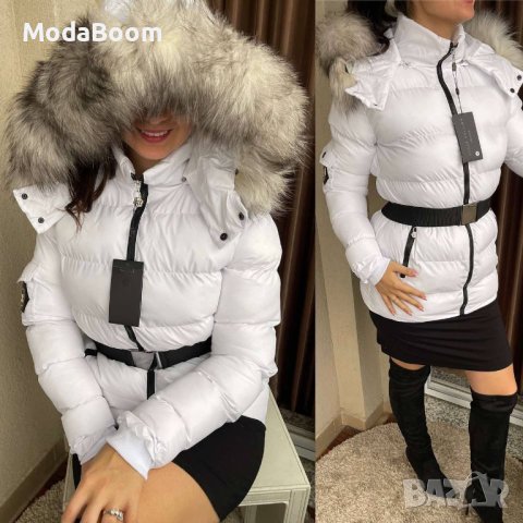 🤩Moncler маркови дамски стилни червени, бели и черни зимни якета Монклер🤩, снимка 4 - Якета - 43178616