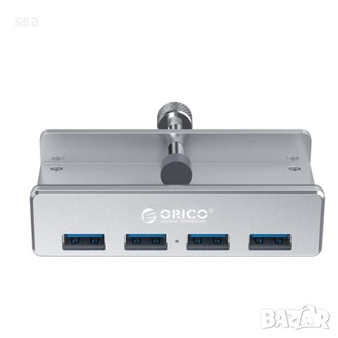 Orico хъб USB 3.0 HUB Clip Type 4 port - Aluminum - MH4PU-SV, снимка 3 - Други - 43062223