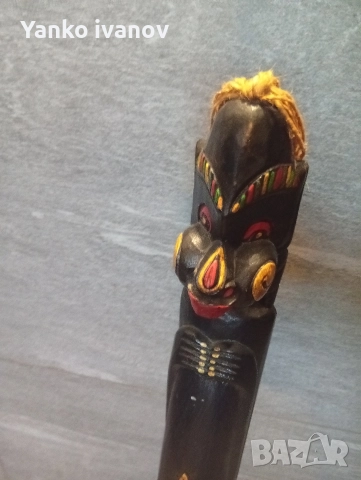 Африканска статуетка, снимка 2 - Статуетки - 52933980