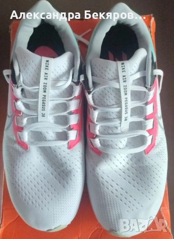 Nike Air Zoom Pegasus 38 "Miami South Beach", снимка 2 - Маратонки - 52712225