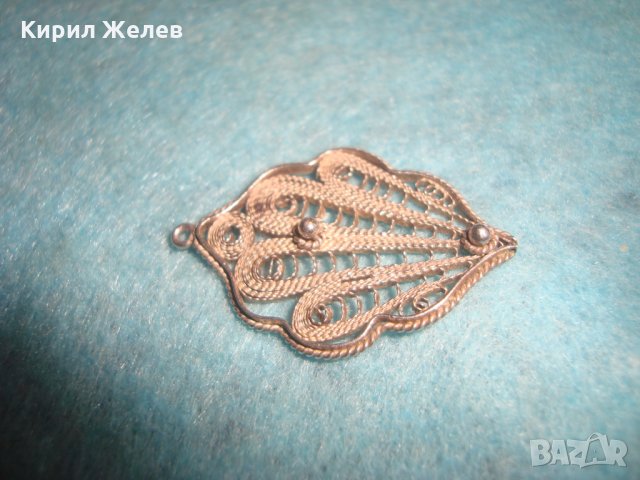 СТАРИНЕН ФИЛИГРАНЕН СРЕБЪРЕН МЕДАЛЬОН СРЕБРО с ГРАНУЛАЦИЯ РЪЧНА РАБОТА УНИКАЛНО БИЖУ 19 ВЕК 24484, снимка 8 - Антикварни и старинни предмети - 34753933