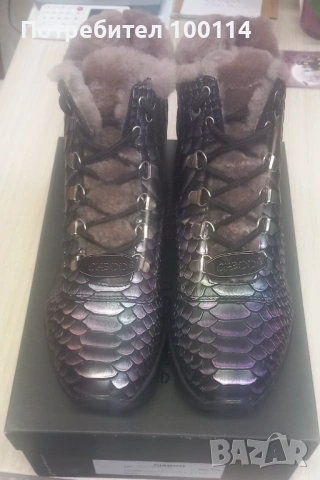 Боти естествена кожа Апенино на Ciaboo, снимка 5 - Дамски боти - 52116999