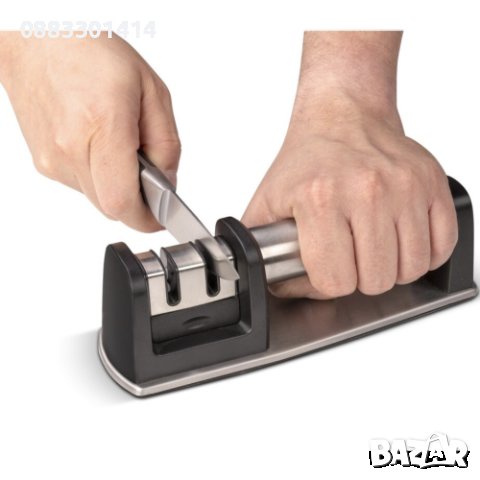 WELQUIC 2 Stage Kitchen Knife Sharpener Диамантено точило за ножове, снимка 6 - Други - 44087092