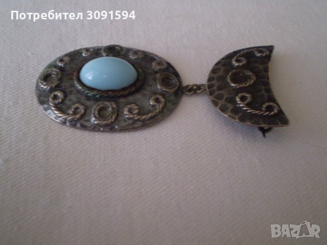 Ретро Дамска Брошка  , снимка 2 - Антикварни и старинни предмети - 36730329