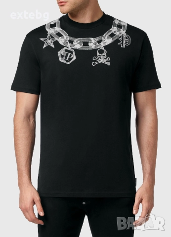 PHILIPP PLEIN оригинална тениска XXL, снимка 2 - Тениски - 52347427