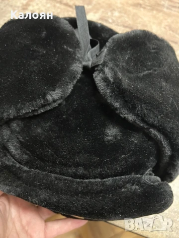 Зимен калпак с ушанки руски нов размер 60, снимка 3 - Шапки - 50509077