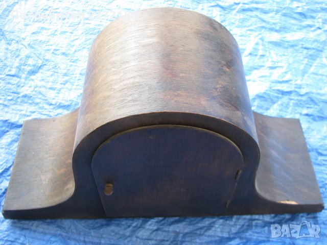 Британски каминен часовник бие през 15 мин, снимка 3 - Антикварни и старинни предмети - 28466238