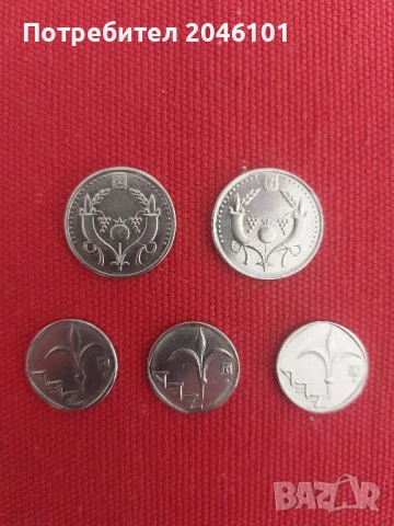 Лот монети Израел , снимка 2 - Нумизматика и бонистика - 50456788