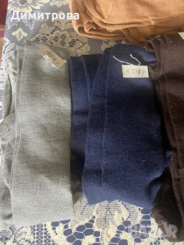 Дамски дълги чорапи - вълнени и памучни, снимка 2 - Дамски чорапи - 51215753