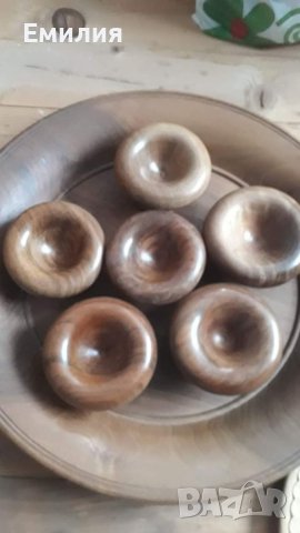 Ръчно правени дървени стойки за великденски яйца, снимка 2 - Декорация за дома - 40257600