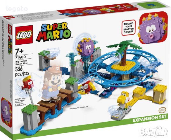 НОВО ЛЕГО 71400 Супер Марио - Комплект с допълнения Big Urchin Beach Ride  LEGO 71400 Super Mario - 