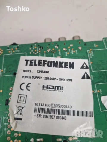TELEFUNKEN 32HB4000 MAIN BOARD 17MB140 POWER BOARD 17IPS11 PANEL VES315WNDA-2D-N21, снимка 4 - Части и Платки - 47523031