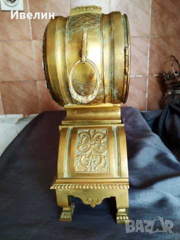 бароков каминен часовник, снимка 3 - Антикварни и старинни предмети - 26312658