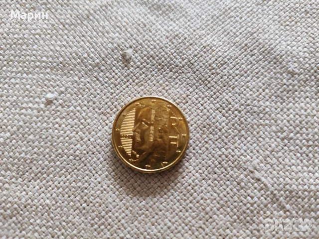 Първата  монета 50 евроцента Франция,  с нов дизайн., снимка 2 - Нумизматика и бонистика - 49707254