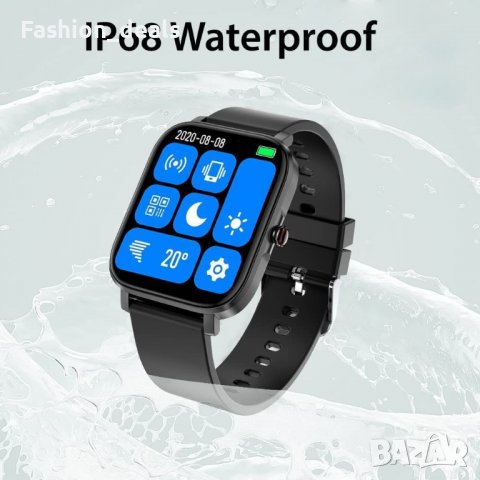 Нов черен Смарт часовник Фитнес гривна Тракер на активност, сън, снимка 3 - Смарт гривни - 39937600