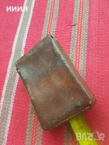 Кожена табакера , снимка 3 - Антикварни и старинни предмети - 53230284