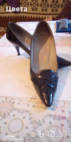 Лачени обувки, снимка 7 - Дамски обувки на ток - 32606253