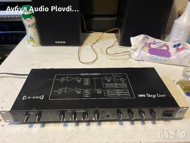 IMG STAGELINE LS-280/SW Сигнален сплитер, 19" 1HE, 2x In, 8x Out Line Splitter, снимка 2 - Други - 48456355