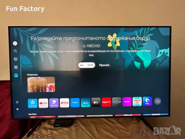 SAMSUNG QLED SMART TV Q60C, снимка 1