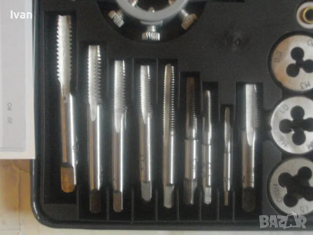 НОВ ПЪЛЕН КОМПЛЕКТ РЕЗБОНАРЕЗНИ МЕТЧИЦИ И ПЛАШКИ М3-М12 В МЕТАЛНА КУТИЯ PARKSIDE ЗА РЕЗБИ, снимка 13 - Други инструменти - 49775266
