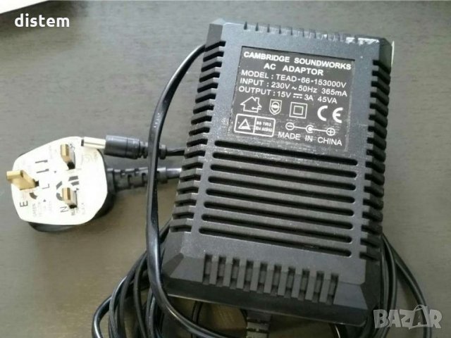 Адаптер за променлив ток TEAD-66-153000U AC 15V DC 3A