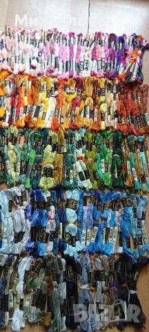 710 бр. чилета ДМС конци за бродиране , снимка 4 - Гоблени - 49123359