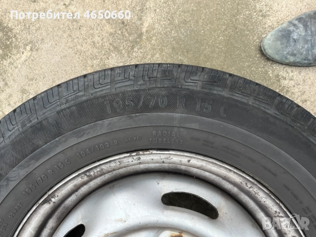 15 цолови  джанти с гуми за Форд Транзит, снимка 7 - Гуми и джанти - 52628366