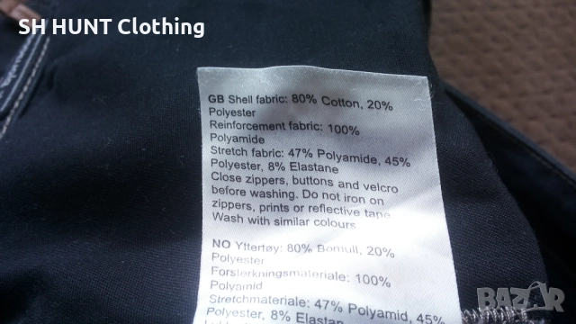Bjornklader 275-0 Work Stretch Trouser 54 / L-XL работен панталон от части еластична материя W4-508, снимка 18 - Панталони - 52092574