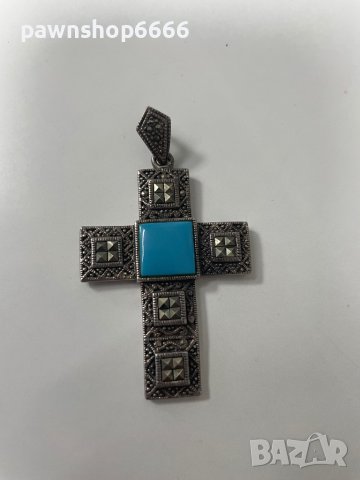 Сребърен кръст 925, снимка 8 - Колиета, медальони, синджири - 43653423