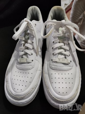 Оригинални маркови Nike Air Force 1 Jester XX Triple White, снимка 2 - Маратонки - 35288480