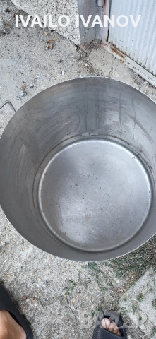 Казан 80литра на Хром Силистра дебела неръждавеика 2мм алпака , снимка 4 - Други стоки за дома - 51823820