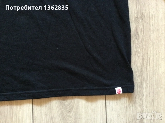 НОВА оригинална черна памучна фланела блуза ELEMENT размер XL от САЩ, снимка 5 - Блузи - 51897186