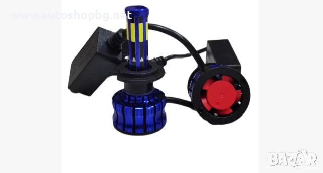 LED крушки за фар 8LED H4 6000K 12V, снимка 2 - Аксесоари и консумативи - 40853215