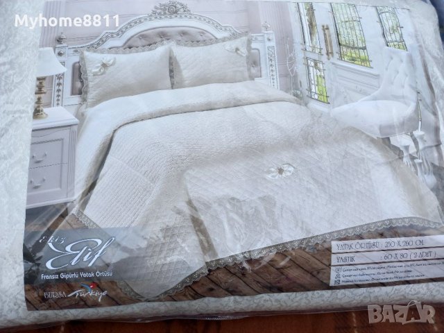 Луксозно покривало за спалня, снимка 2 - Покривки за легло - 33269462