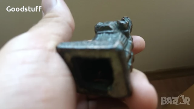 Фигурка,Богородица,медна, надписи,винтидж,, снимка 5 - Антикварни и старинни предмети - 50586496