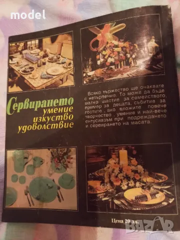 Сервирането Умение, изкуство, удоволствие - Илиана Златарева , снимка 4 - Други - 49351705