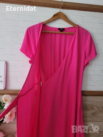 Розова лятна рокля, снимка 2 - Рокли - 51291168