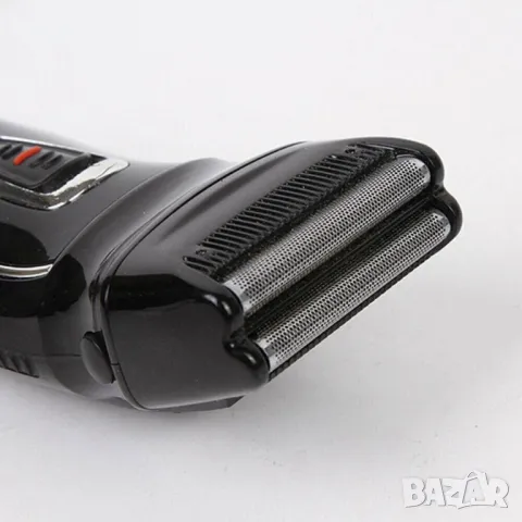 Тример за мъже Kemei KM-8013 с миеща се глава, Черен, снимка 8 - Електрически самобръсначки - 47612955