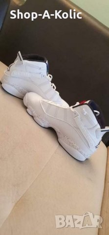 NIKE JORDAN 6 RINGS Confetti White/Black/Canyon Gold, снимка 5 - Кецове - 34598153