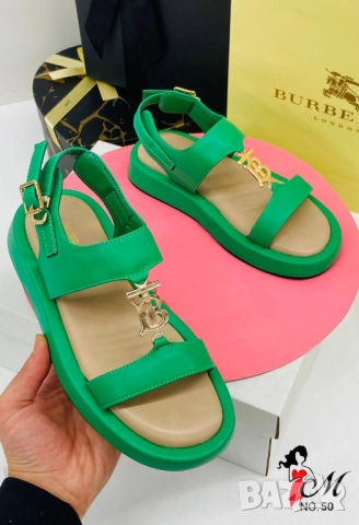 сандали от ествествена кожа burberry, снимка 6 - Сандали - 51458562
