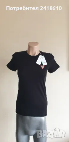 Guess Stretch Cotton Womens Size S НОВО! ОРИГИНАЛ! Дамска Тениска!, снимка 8 - Тениски - 50047610