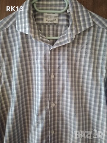 Мъжка риза Calvin Klein, снимка 2 - Ризи - 35304106
