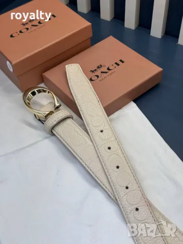 Coach естествена кожа колани , снимка 9 - Колани - 49484125