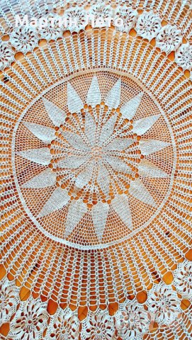 Покривка на една кука. Кръгла - 150 см., снимка 10 - Покривки за маси - 37419958