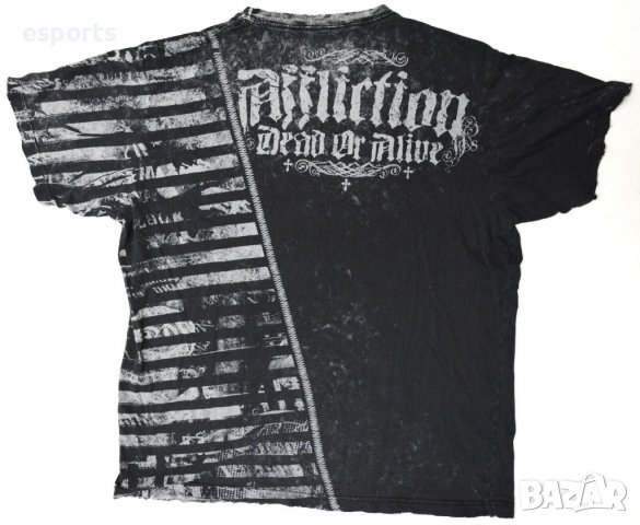 Мъжка тениска AFFLICTION Black Premium М Medium Black, снимка 6 - Тениски - 25981165