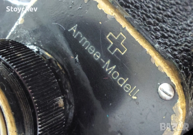 Бинокъл Kern AARAU 6х24 Armee-Modell 1943г., снимка 4 - Антикварни и старинни предмети - 52902882