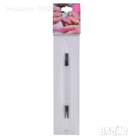 Четка за ноктопластика, Двустранна, Силиконова