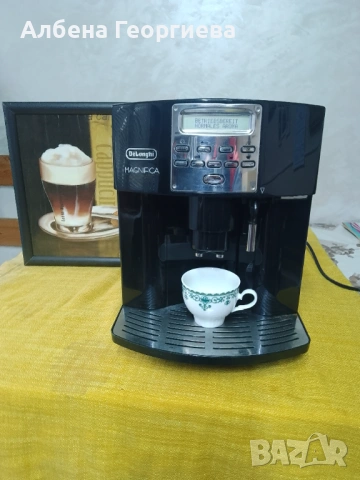 Кафе автомат  Delonghi Madnifica Automatic Cappuccino , снимка 2 - Кафемашини - 53353637