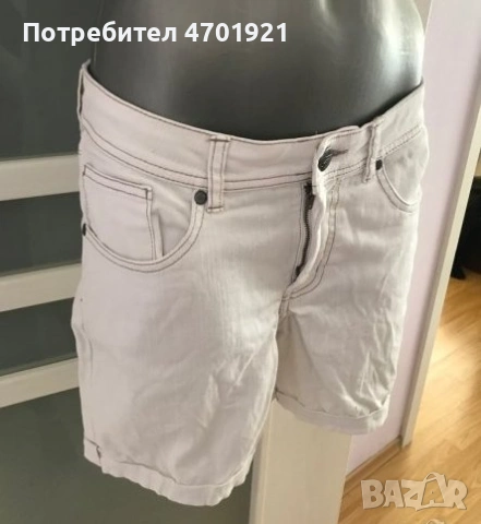 Бели къси панталони, снимка 2 - Къси панталони и бермуди - 53216125
