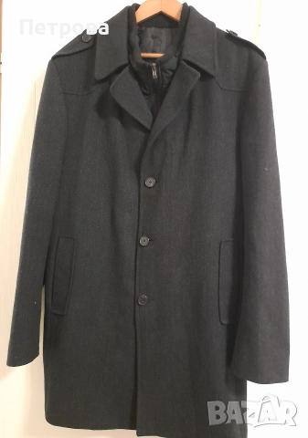 Мъжко вълнено палто JEAN CARRIERE